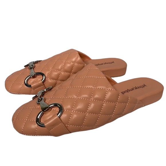 Jeffrey Campbell Shoes - New Jeffrey Campbell Peach Quilted Mules